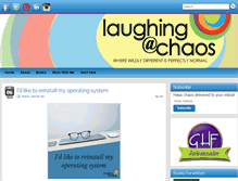 Tablet Screenshot of laughingatchaos.com